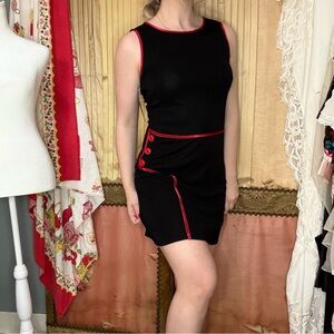 Y2K Ruby Rox Black and Red Dress
